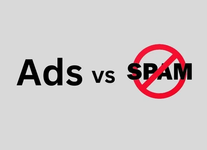 Ads vs Spam